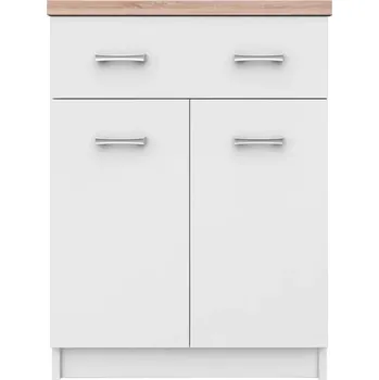 Komoda MOB Komoda Tempo Kondela Topta Typ 41 2D1S60 (bílá + dub sonoma)