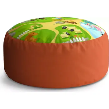 Sedací pytel Kulatý taburet Circle Dětský motiv 3: 38x48 cm - Sablio