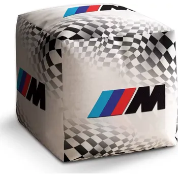 Taburet Taburet Kostka MPERFORMANCE Šachovnice: 40x40x40 cm - Sablio