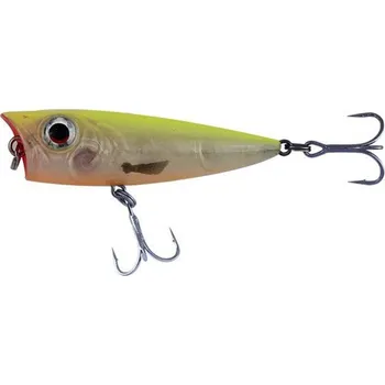 Umělá nástraha Savage Gear wobler 3D Minnow Pop Walker 4,3cm 3g F Lemon Black