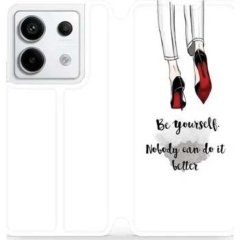 Mobiwear Flip pro Xiaomi Redmi Note 13 Pro 5G/Poco X6 5G, Be Yourself Pouzdro na mobilní telefon Mobiwear Flip pro Xiaomi Redmi Note 13 Pro 5G/Poco X6 5G, Be Yourself