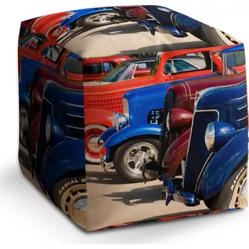 Taburet Taburet Kostka Veteráni: 40x40x40 cm - Sablio