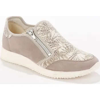 Dámské tenisky Tenisky pro citlivá chodidla, z pružné tkaniny, se zipy béžová 42