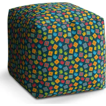 Taburet Taburet Kostka ABC: 40x40x40 cm - Sablio