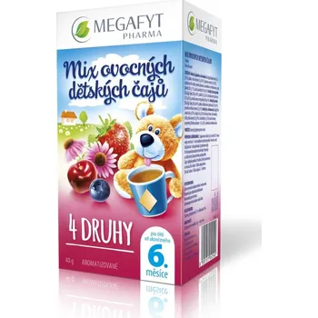 Čaj Megafyt MIX ovocných dětských čajů 20x2g