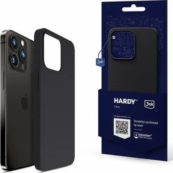 Pouzdro na mobilní telefon 3mk ochranný kryt Hardy Silicone MagCase pro Apple iPhone 14 Pro Max, Graphite