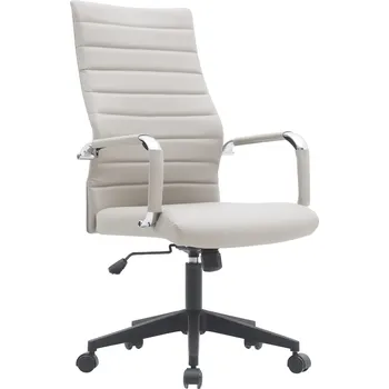 Jídelní židle Tempo Kondela Kancelářské křeslo, šedohnědá Taupe/černá, DRUGOS NEW