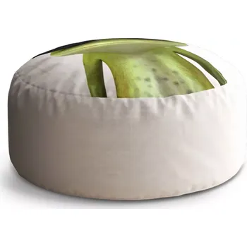Sedací pytel Kulatý taburet Circle Žába v brýlích: 38x48 cm - Sablio