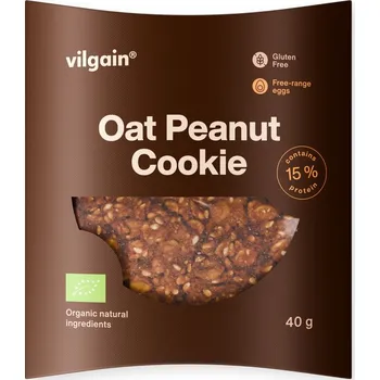 Vilgain Oat Peanut Cookie BIO – 40 g