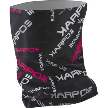 Šála Unisex nákrčník KARPOS U Pelmo Neck Warmer, Black/Cabaret/White velikost: OS (UNI)
