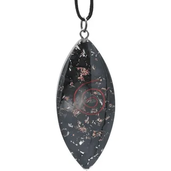 Přívěsek Milujeme Kameny Orgonit - Šungit - přívěsek ovál 189787