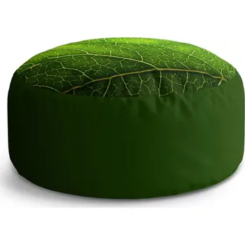 Sedací pytel Kulatý taburet Circle Detail listu: 38x48 cm - Sablio