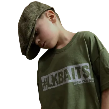 Dívčí tričko LK Baits dětské triko Potisk světle zelené 116 cm