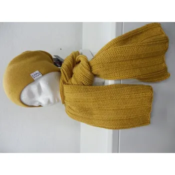 Šála Pletená šála CAPU hořčicová (2860)