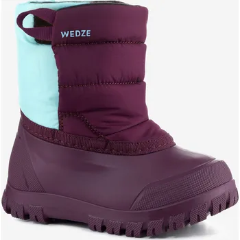 Chlapecké sněhule WEDZE Dětské sněhule WARM 24/25 FIALOVÁ|MODRÁ
