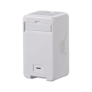 Síťový konektor METZ CONNECT Zásuvka na omítku, pro keystone, malá, bílá (1309140002KE) - 26.11.0778