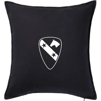 Polštář 1st Cavalry Division hvězdy - Polštář 50x50 - 50x50 - Pouze potah ( Černá )