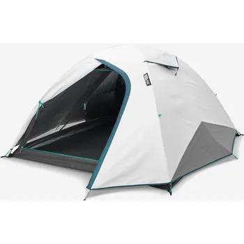 Stan QUECHUA Prutový stan MH100 F&B | 3 osoby BÉŽOVÁ|MODRÁ|ZELENÁ