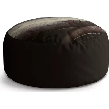 Sedací pytel Kulatý taburet Circle Veterán Plymouth: 38x48 cm - Sablio