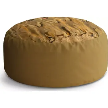 Sedací pytel Kulatý taburet Circle Surikaty: 38x48 cm - Sablio