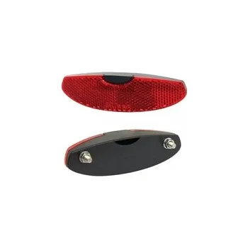 Cyklosvítilna Odrazka na nosič oválná červená