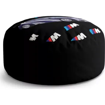 Sedací pytel Kulatý taburet Circle MPERFORMANCE sportovní auto: 38x48 cm - Sablio