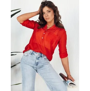 Dámská halenka Dámská košile LUNA červená