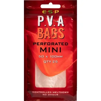 PVA ESP sáčky PVA Bags Mini Perforated 50x100mm 25ks