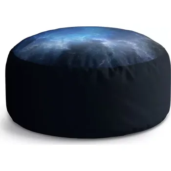 Sedací pytel Kulatý taburet Circle Hvězdné nebe: 38x48 cm - Sablio