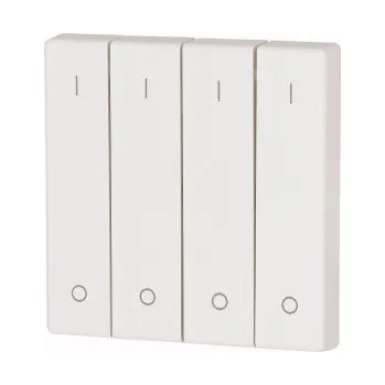 Stavebniny EATON 147597 CWIZ-04/11 Kryt RF tlačítka 4x1/4 55x55mm 1-0, Bílá, matná