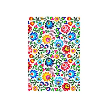 Jedlá dekorace na dort KVĚTY s34