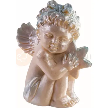 Čokoládová tyčinka Silikonová 3D forma na pralinky - anděl s hvězdou, 65x45x80 mm, 30SM058 | MARTELLATO, Silicone Idea