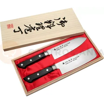 Kuchyňský nůž Sada nožů: Santoku + Nakiri | SATAKE, Katsu