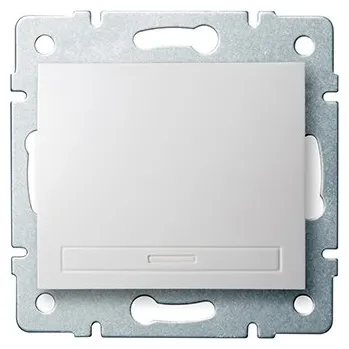 vypínač KANLUX DOMO Tlačítko - 1/0 - bílá