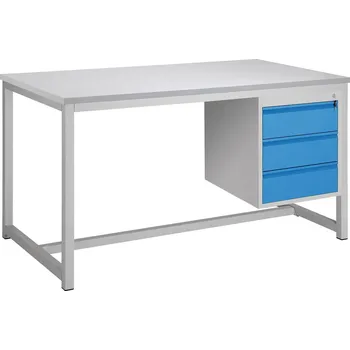 Dílenský stůl DÍLENSKÝ STŮL BASIC 1500 mm + zásuvkový kontejner IG215
