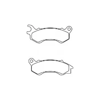 Brzda pro motocykl Přední brzdové destičky CL-Brakes HONDA PCX 125 2010-2015 směs MSC