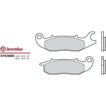 Motodíl Přední brzdové destičky Brembo Rieju 50 RS2 PRO 2010 - směs 06