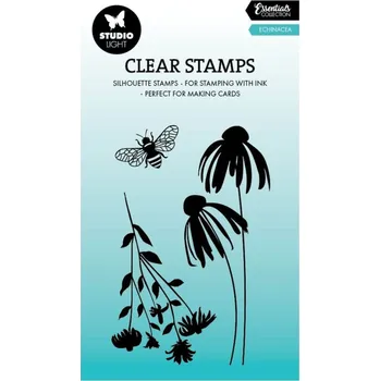 Studio Light Gelová razítka Studio Light, 3 ks - Třapatky, siluety