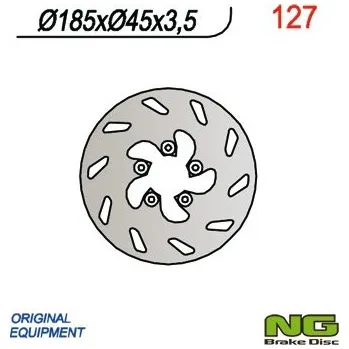 Brzda pro motocykl Zadní brzdový kotouč NG Beta 50 ENDURO RR ITALIA 1998