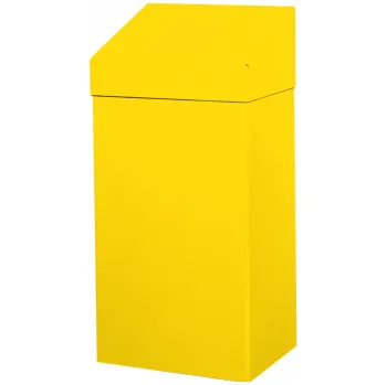 Odpadkový koš Nádoba na tříděný odpad N9600, objem 50 litrů, žlutá