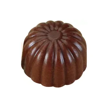 Čokoládová tyčinka Polykarbonátová forma na pralinky, kulaté - květina, 40 ks x 9g, 26x19 mm - MA1530 | MARTELLATO, Classic