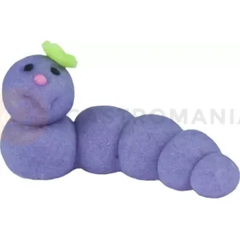 Výroba svíčky Housenka, cukrové figurky 6 cm, fialová | MAGMART, GW01