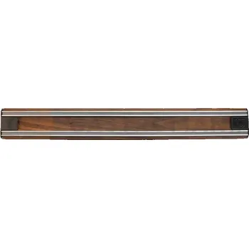 Stojan na nože Magnetická lišta, 350 mm, ořech | BISBELL, Bisichef