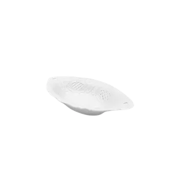 Moritz Zdekauer, Košík prořezávaný, ovál 17x31 CM bílá