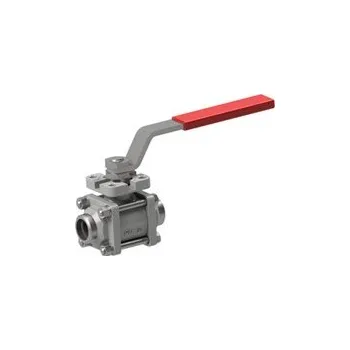 Ventil kulový kohout, třídílný, navařovací, těleso nerez 1.4401, koule nerez 1.4401, DN 20 [mm], 712000-20