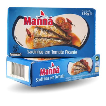 oliva Sardinky v tomatové omáčce, Sardinhas, Manná, 120 g