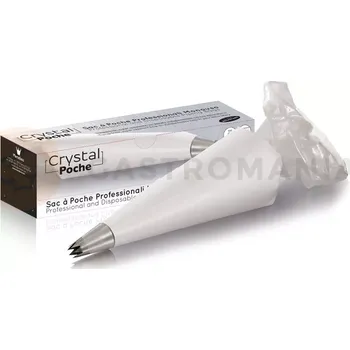 Výroba svíčky Sada jednorázových cukrářských sáčků - 100 ks 65 cm, tloušťka 80 mikronů - ROLLH65 | MARTELLATO, Crystal Poche