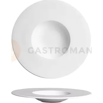 Talíř Porcelánový hluboký talíř s širokým okrajem 31 cm | AMBITION, Simple
