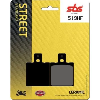 Brzda pro motocykl Přední brzdové destičky SBS Sachs SW 80 Lotus 1982 směs HF