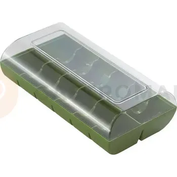 Výroba svíčky Dekorativní obal na 12 ks makronek, zelené | SILIKOMART, Macado 12